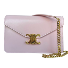 Load image into Gallery viewer, Triomphe Wallet on a Chain Pink
